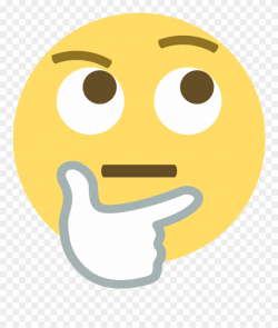 Question Face Png - Thoughtful Emoji Clipart (#594825 ...