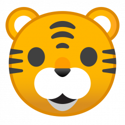 Tiger face Icon | Noto Emoji Animals Nature Iconset | Google