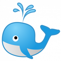 Spouting whale Icon | Noto Emoji Animals Nature Iconset | Google