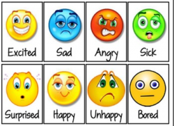 Emotions clipart feelings chart - Pencil and in color emotions ...