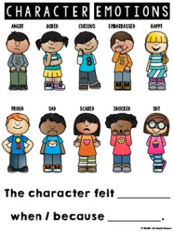 Character Emotions {Character Feeling Resources + Graphic Organizers}