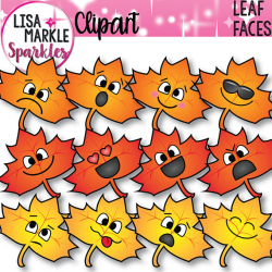 Emoji Clipart, Emotions Clipart, Leaf Clipart, Fall Clipart ...