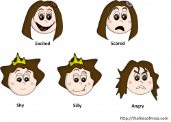 Emotions Girl Clipart