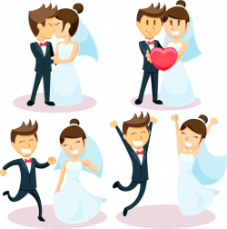 Happy couple cheering 722*729 transprent Png Free Download - Emotion ...