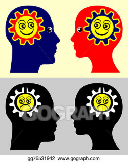 Clipart - Emotional contagion. Stock Illustration gg76531942 ...