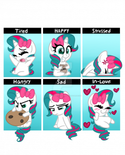 The Many Emotions of Pinkie Rose [RedBubble] by Littleblackraencloud ...