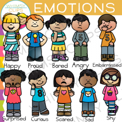 Emotions Clip Art | Crafts | Clip art, Emotional child, Abc ...
