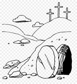 Resurrection of Jesus Easter Empty tomb Clip art - Neon Cross ...