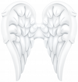 White angel wings clip art image | Templates | Pinterest | Angel ...
