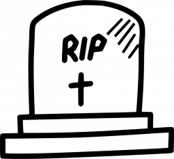 Grave Cemetery Tomb Stone Sepulchre Rip Svg Png Icon Free Download ...