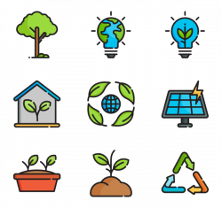 16 sustainable icon packs - Vector icon packs - SVG, PSD, PNG, EPS ...