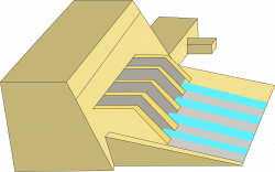 Clipart - Hydroelectric dam - colored