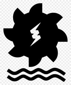 Hydro Power Comments - Hydroelectric Energy Clipart Black ...