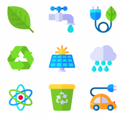9 renewable energy technology icon packs - Vector icon packs - SVG ...