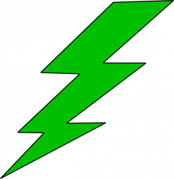 Green Lighting Bolt Clip Art at Clker.com - vector clip art online ...