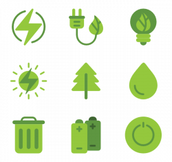 24 green energy icon packs - Vector icon packs - SVG, PSD, PNG, EPS ...
