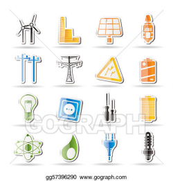 EPS Vector - Simple electricity, power, energy. Stock ...