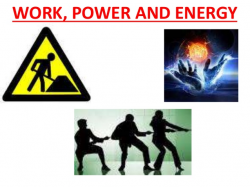 Work power and energy