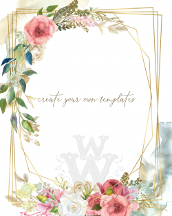 Watercolor floral wedding bouquet clipart engagement ...