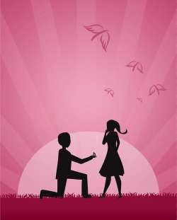 Marriage Proposal Romance Propose Day Valentines Day PNG ...