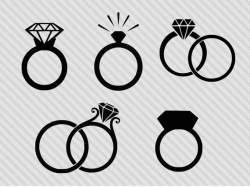 Engagement ring svg, engagement ring clipart, dxf, diamond ring svg,diamond  ring clipart