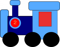 Blue train engine clipart free clipart images - Cliparting.com