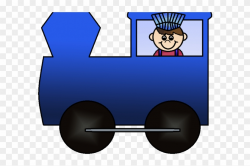Engine Clipart Front Train - Blue Train Clipart, HD Png ...