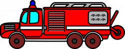 Clipart - Fire Engine