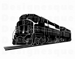 Train #17 SVG, Train Svg, Steam Engine, Locomotive, Train Clipart, Train  Files for Cricut, Train Cut Files For Silhouette, Dxf, Png, Vector
