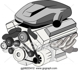 Vector Art - Motor. EPS clipart gg58223412 - GoGraph