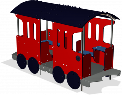 Railway Carriage - M526 - Themed Play - Playground Equipment - KOMPAN