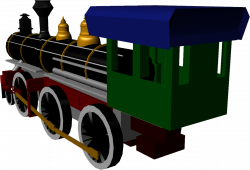 My Art Blog: 3D Train engine
