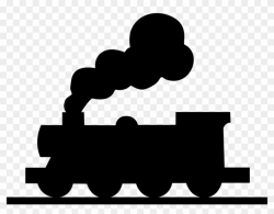 Free Png Train Engine - Steam Train Silhouette, Transparent ...