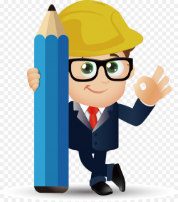 Engineer Cartoon PNG Architectural Engineering Clipart ...