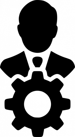 Man Gear Cog Avatar User Control Svg Png Icon Free Download (#542849 ...