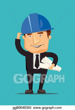 Vector Illustration - Chef construction engineer man and ...