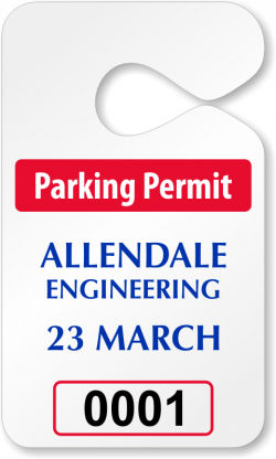 Do-it-Yourself Parking Permits Made On-Site