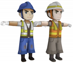 3DS - Pokémon X / Y - Worker - The Models Resource