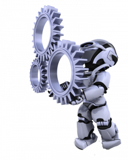 Robot Gear Mechanical Engineering Mechanism - Creative Robot 650*812 ...