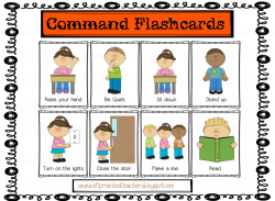 ESL Commands flashcards | TPT products from my blogs | Pinterest ...