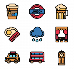 4 english icon packs - Vector icon packs - SVG, PSD, PNG, EPS & Icon ...