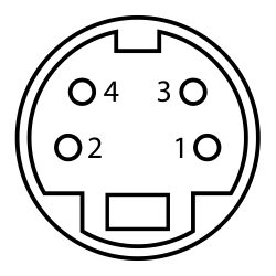 File:MiniDIN-4 Connector Pinout.svg - Wikimedia Commons