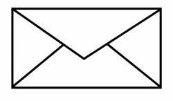 Big Image Png Ⓒ - Envelope Clipart Black And White ...