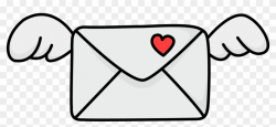 Envelope Clipart Png - Envelope Cute Clipart Black And White ...