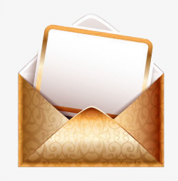 Gold Noble Creative Envelope, Envelope, Stationery, Noble ...