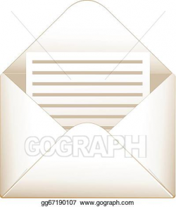 Vector Stock - Open envelope . Clipart Illustration ...