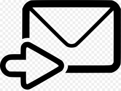 Black Line Background clipart - Mail, Email, Envelope ...