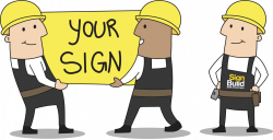 Sign Installation | Sign Build Housing Development Signage