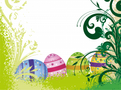 Clipart - Easter Eggs Flourish