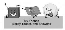 Image - Blocky, Eraser, and Snowball Statue.png | Battle for Dream ...